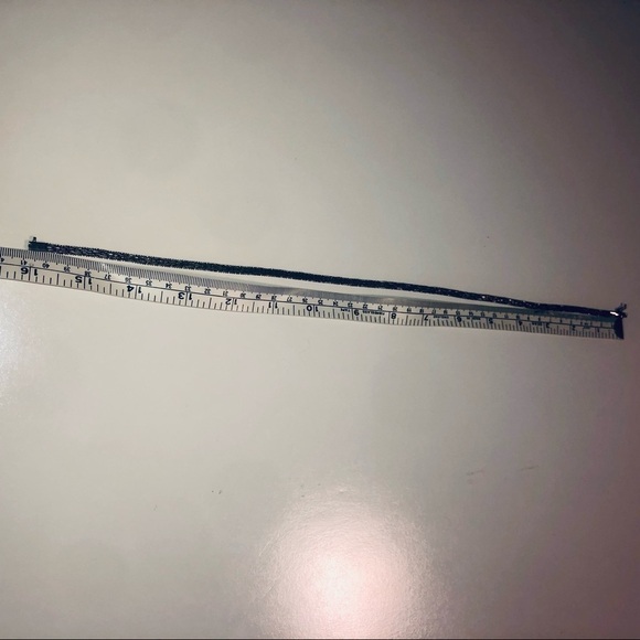 VTG Art Deco 800 Silver Mesh & Ball Bead Link Flat Laying Chain 16” / 17.9g - Picture 6 of 11